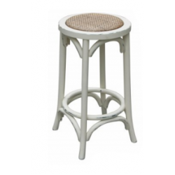 Cafe Kitchen Stool - White